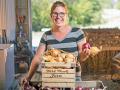 Kate Edwards, owner of Wild Woods Farm near Iowa City, Iowa, works part-time as a farmland access navigator. (Progressive Farmer image by Preston Keres)