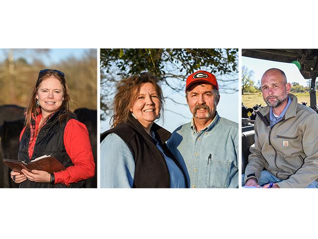 From left, Lucy Ray, Pam and Payton Sapp, Travis Mitchell (Becky Mills)