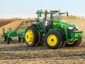 John Deere 8R autonomous tractor moves with the visual power of six stereo cameras. (Provided by John Deere)