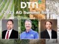 2023 DTN AG Summit Series featuring (from left) David Martin, Howard Halderman and Jeramy Stephens (DTN photo composition)