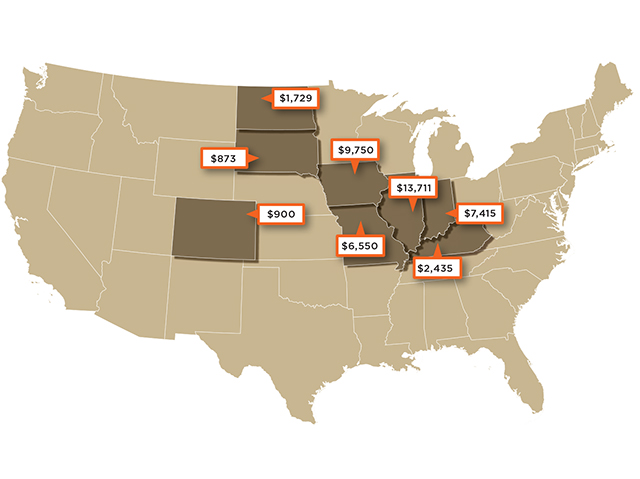 Per-Acre Prices (Progressive Farmer image by Progressive Farmer)