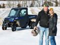 Klint and Aimee Bissell test drive the Polaris RANGER XP 1000 NorthStar Ultimate. (Progressive Farmer image by Jim Patrico)