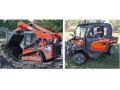 KIOTI TL750 Track Loader (left) and KIOTI K9 2400 UTV (right) (Matthew Wilde)