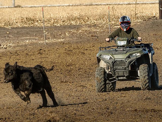 Iowa couple finds many uses for an ATV on their diversified farm. (Jim Patrico)
