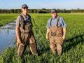 Al Spruill (left) and Tommy Wheeler are growing and promoting what was once the preeminent rice grown in the U.S. (Des Keller)