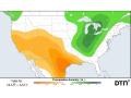 United States Precipitation Anomaly Forecast for March Through May 2025 (DTN)