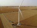 A commercial wind turbine, such as this one in northwest Iowa, takes about 0.5 to 1 acre of farmland out of production. (Progressive Farmer image by Matthew Putney)