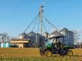 Stuart Sanderson says this Gator offers improved speed and handling. (Progressive Farmer image by Charles Seifried)