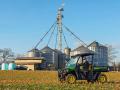 Stuart Sanderson says this Gator offers improved speed and handling. (Progressive Farmer image by Charles Seifried)