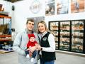 Hannah and Eric Klitz are adding to the family beef business by building connections online and at their new retail location. (Courtesy of Oak Barn Beef)