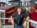 Erik Oberbroeckling&#039;s fleet of 22 trucks logs an average of 2 million miles a year, all while helping the farm grow. (Mark Tade)