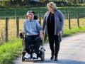 In a wheelchair for nearly a decade, Aaron Reding hasn&#039;t let ALS prevent him from managing the farming operation. (Des Keller)