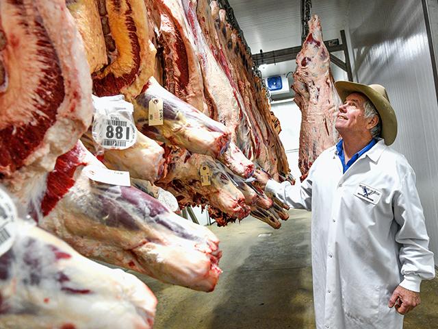 Joseph Egloff started a small processing and packing plant to sell his cattle direct to local markets. (Becky Mills)