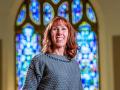 The Rev. Jillene Gallatin, a pastor at Grace Lutheran Church, in Waseca, Minnesota, is among a growing number of rural clergy who seek training on suicide prevention. (Steve Woit)