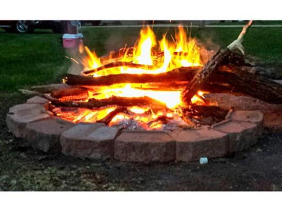 Blogger Katie Pratt says for a change of pace, consider ending your Mother's Day with a potluck dinner around a gently-burning campfire. (DTN/Progressive Farmer photo courtesy of Katie Pratt)