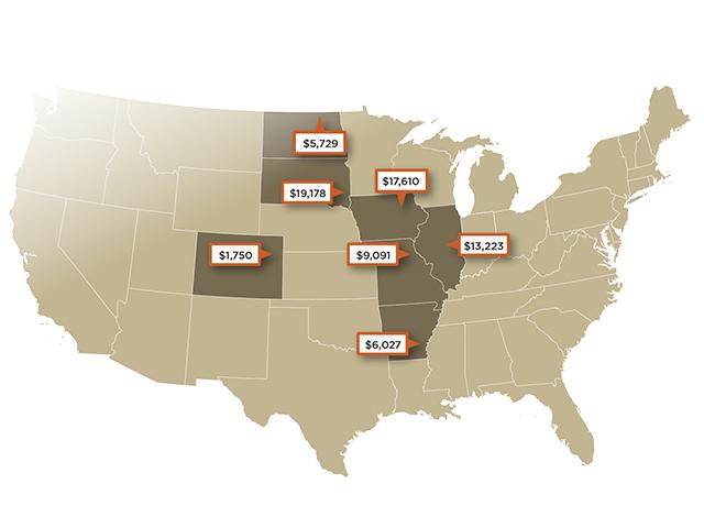 Per Acre Prices (Progressive Farmer)