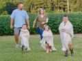 The children of Ty and Tracy Woodard, twins Tobin and Tyson, and Tate, model the family&#039;s Covered in Cotton throws. (Progressive Farmer image by Des Keller)