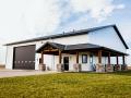 The Wentworth shop is large enough to accommodate the farm&#039;s equipment line and doubles as a basketball court. (Jessica Wentworth)