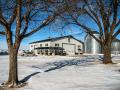 Mark Barglof built his shop in the middle of his yard, looped by wide gravel lanes. (Steve Woit)