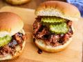 Smoked Pulled Pork Sandwich With Cherry Cola Barbecue Sauce (Rachel Johnson)
