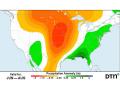 A hot and dry summer is unfortunately forecast for much of the central U.S. (DTN graphic)