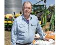 Kent Winter, New Hope, Kansas, increased sorghum acres this year because of good profit potential. (Larry Reichenberger)