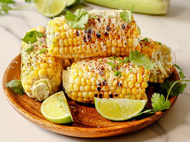 Cilantro Lime Corn on the Cob (Rachel Johnson)