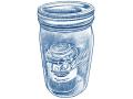 Air-Tight Glue Jar (Illustration by Ray E. Watkins Jr.)