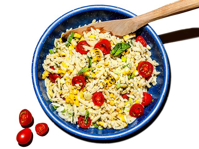 Summer Corn and Tomato Pasta Salad (Rachel Johnson)