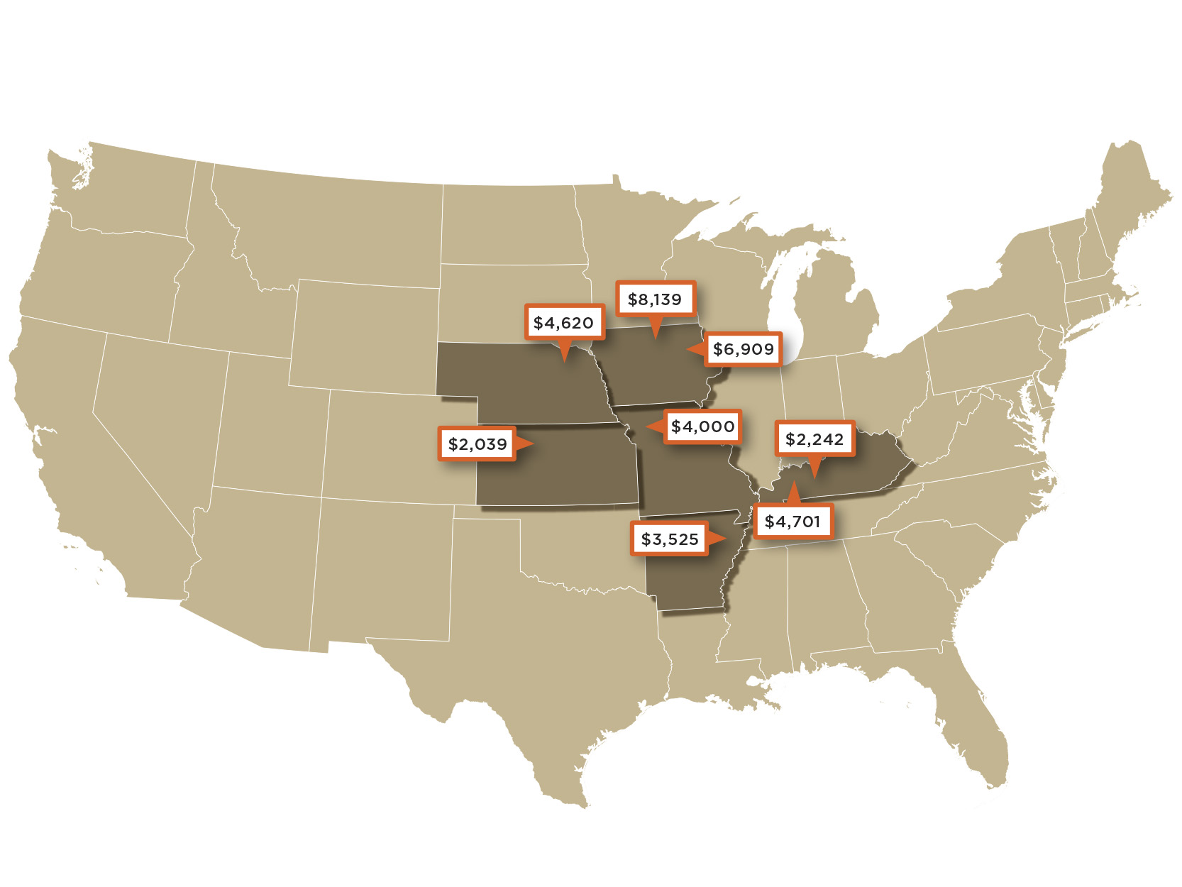 Per-Acre Prices (Progressive Farmer image by Progressive Farmer)