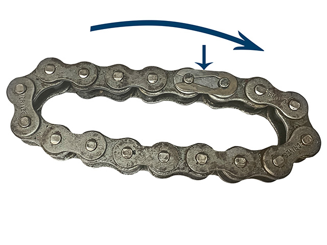 Crimper Roll Chain (Progressive Farmer image by Steve Thompson)