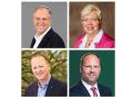 Top row, Garth Hodges, BASF; Jackie Applegate, Bayer. Bottom row, Judd O&#039;Connor, Corteva; Justin Wolfe, Syngenta (Photos supplied by the respective brands)