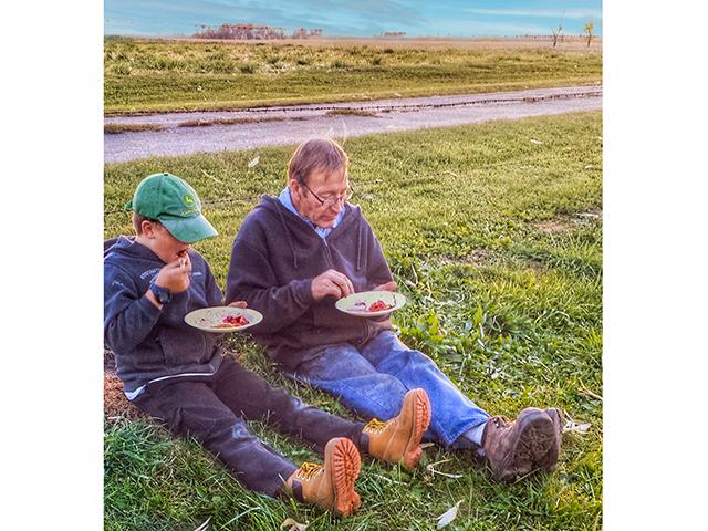 Family, fields and farming are a good recipe for a satisfying meal as explained by blogger Katie Pratt. (DTN photo by Katie Pratt)