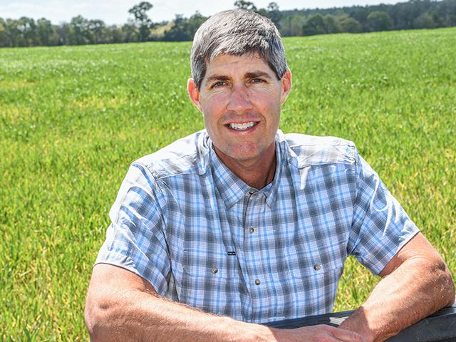 Georgia&#039;s Adam Graft feeds dairy cows and replacement heifers using a unique triticale-corn-corn system. (Becky Mills)