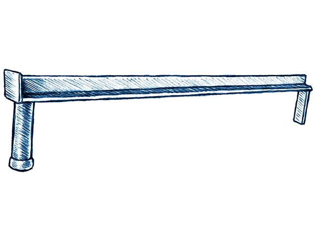 Electric Fencepost Driver (Illustration by Ray E. Watkins Jr.)