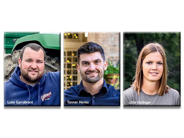 From left, Luke Garrabrant, Tanner Hento, Lillie Beringer (Photo of Luke Garrabrant provided by Luke Garrabrant, Photos of Tanner Hento and Lillie Beringer by Susan Payne)