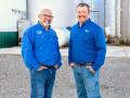 ASA President Scott Metzger (left) and NCGA president Jed Bower live just 20 miles apart and lead two of the nation's largest commodity groups. (Jessy Woodworth, NCGA)
