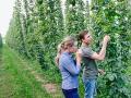 Jake and Abbey Sass are creating new and value-added revenue by adding hops and possibly branded beef to their Minnesota farming operation. (Progressive Farmer image by Des Keller)