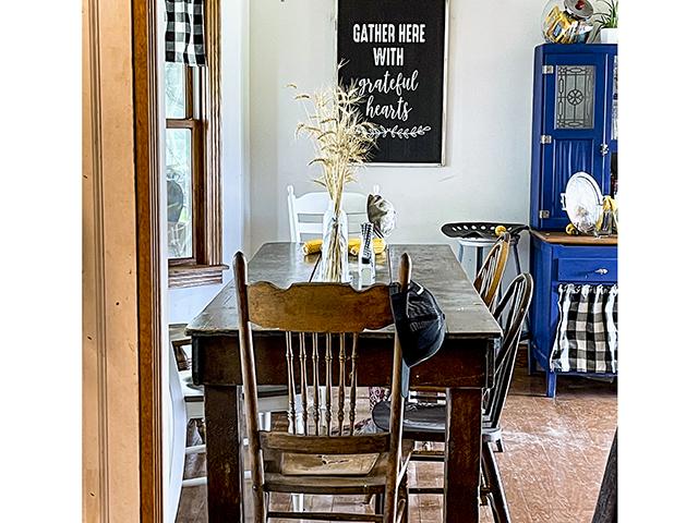 The farmhouse table is where everyday life plays out as families gather and grow together. (DTN/Progressive Farmer photo by Jennifer Campbell)