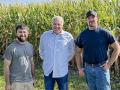 A winning team (left to right): Colby Kaschmitter, Jake Bauerly and Bruce Kaschmitter (Provided by Nutrien Ag Solutions Dyna-Gro Seed)