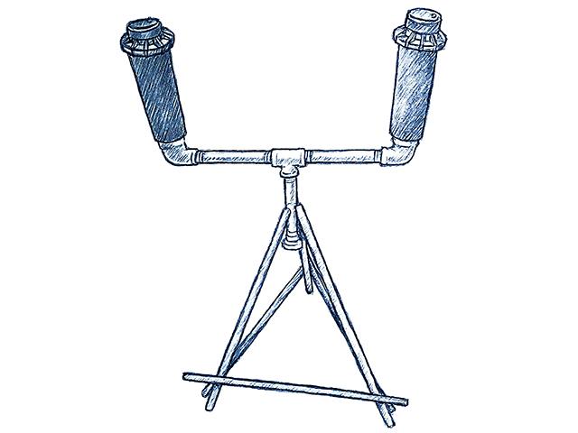 DIY Sprinkler (Illustration by Ray E. Watkins Jr.)