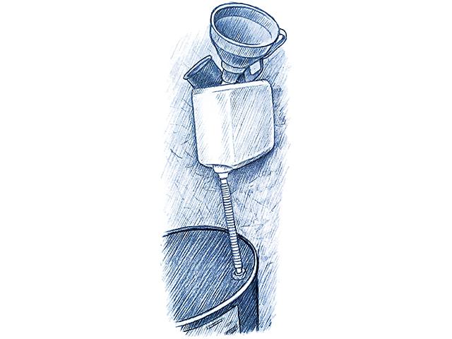 Useful Funnel Storage (Illustration by Ray E. Watkins Jr.)