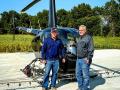 Missouri farmer Jay Buckman (left) started a crop spraying business to help diversify income opportunities. Nutrien Ag Solutions crop consultant Trent Tiemann (right) is a valuable resource for Buckman when making agronomic decisions. (Gregg Hillyer)