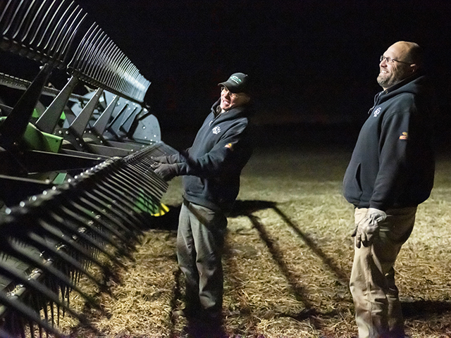 Joe Morken farms 3,400 acres with his dad outside of Casselton, North Dakota. (Progressive Farmer image by Joel Reichenberger)