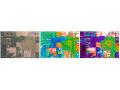 Three views from Brian Sutton&#039;s farm: The first is a regular aerial photo (RGB). The second is known as NDVI and combines information from a regular photo as well as a near-infrared image (NIR). The third is AirScout&#039;s propriety ADVI image, which delineates actual zones within a field with more specificity and is valuable for determining the plantability of a field on bare soil. (Progressive Farmer image by AirScout?and?Brian Sutton)