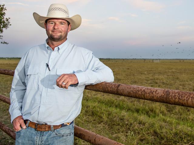 Sam Sparks III produces irrigated cotton, sugarcane, corn and specialty crops on SRS Farms along the Rio Grande River. (Joel Reichenberger)