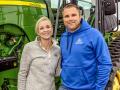 Jared and Rachel Kunkle are first-generation farmers, who are steadily building their acreage base. (Mark Tade)