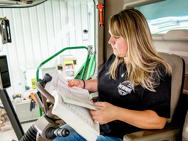 In a story of resilience after tragedy struck, Tara Barrett-Duzan traded the news desk for a tractor seat. (Jason Jenkins)