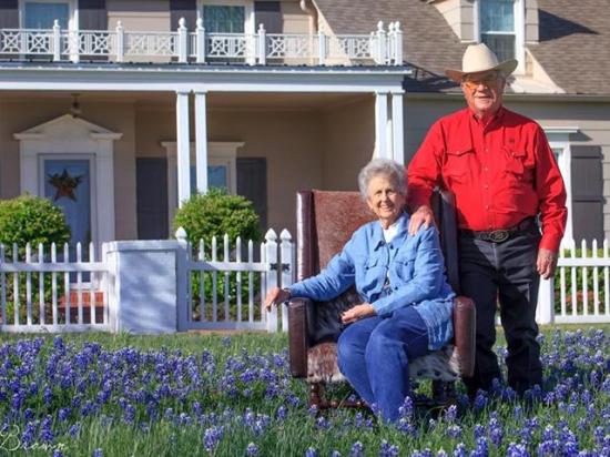 R.A. "Rob" Brown, Jr., pictured with wife, Peggy, of Throckmorton, Texas, died on Nov. 7, 2025. (Photo courtesy of Kelli Brown)