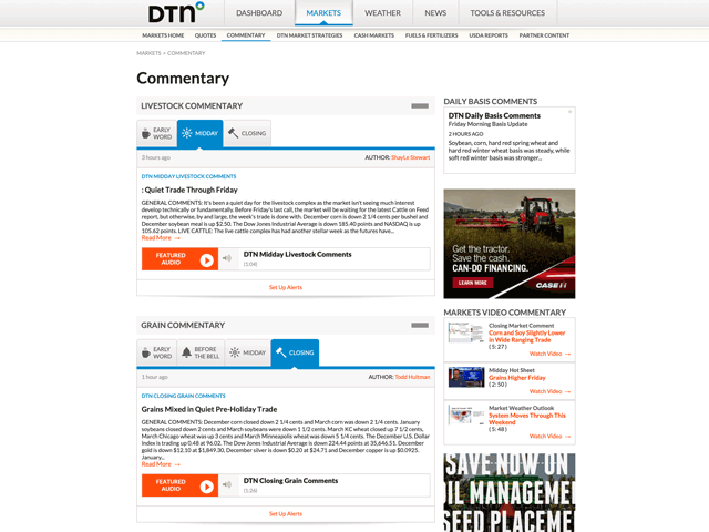 DTN posts market commentary, data and market updates throughout the day. The easy way to find all of it in one location is with a DTN subscription. (DTN photo illustration by Nick Scalise)